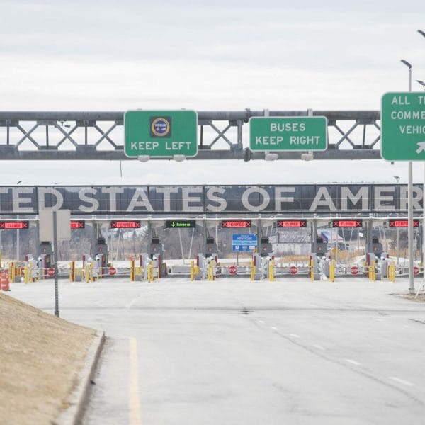 The U.S. Canada land border